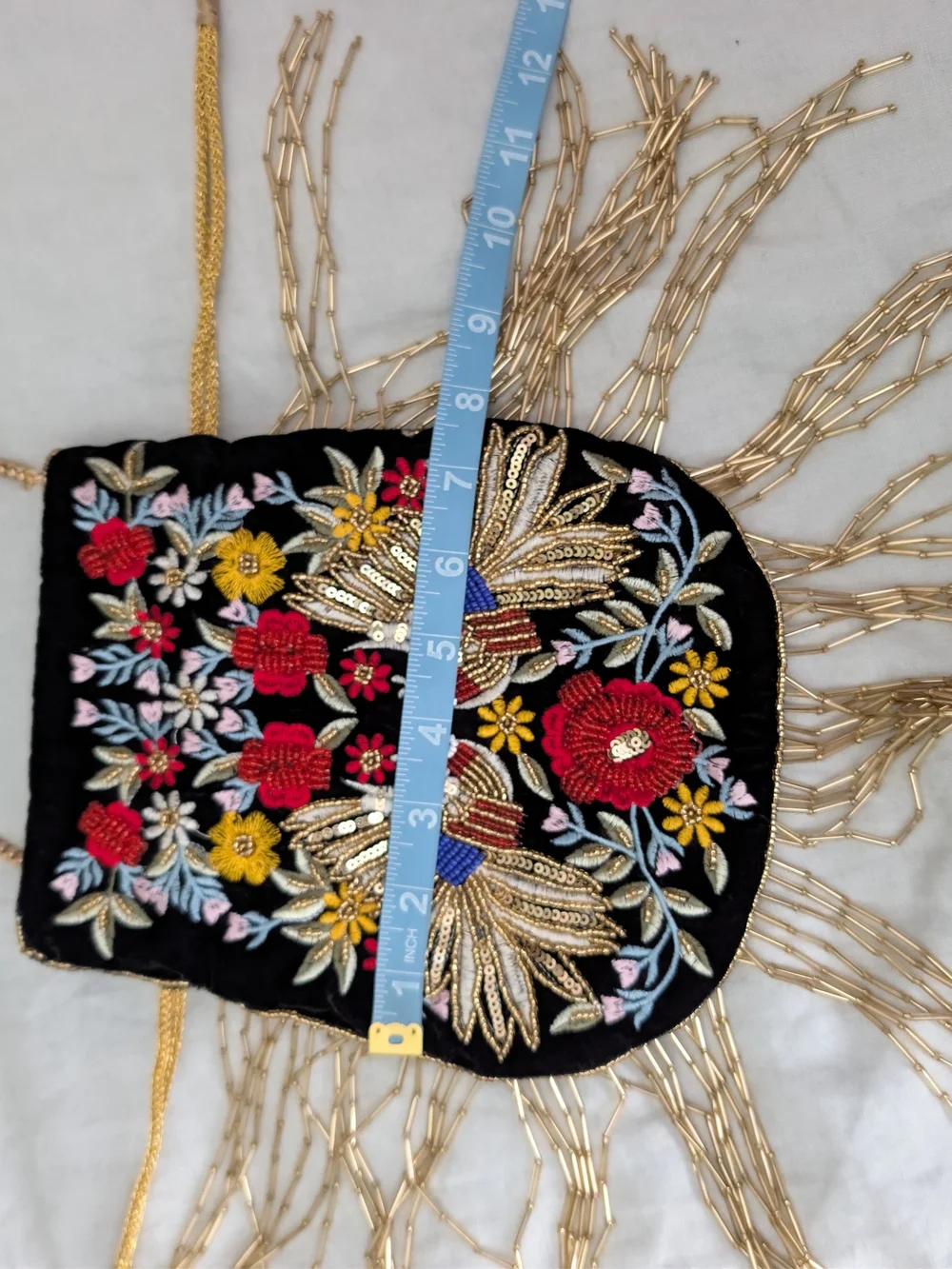 RAMLA Handcrafted Black Velvet 